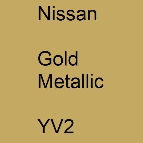 Nissan, Gold Metallic, YV2.